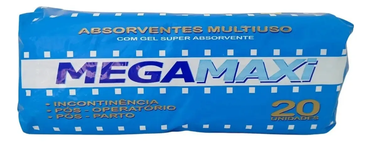 Absorvente Mega Maxi Absorventes Multiuso C/20un 1un