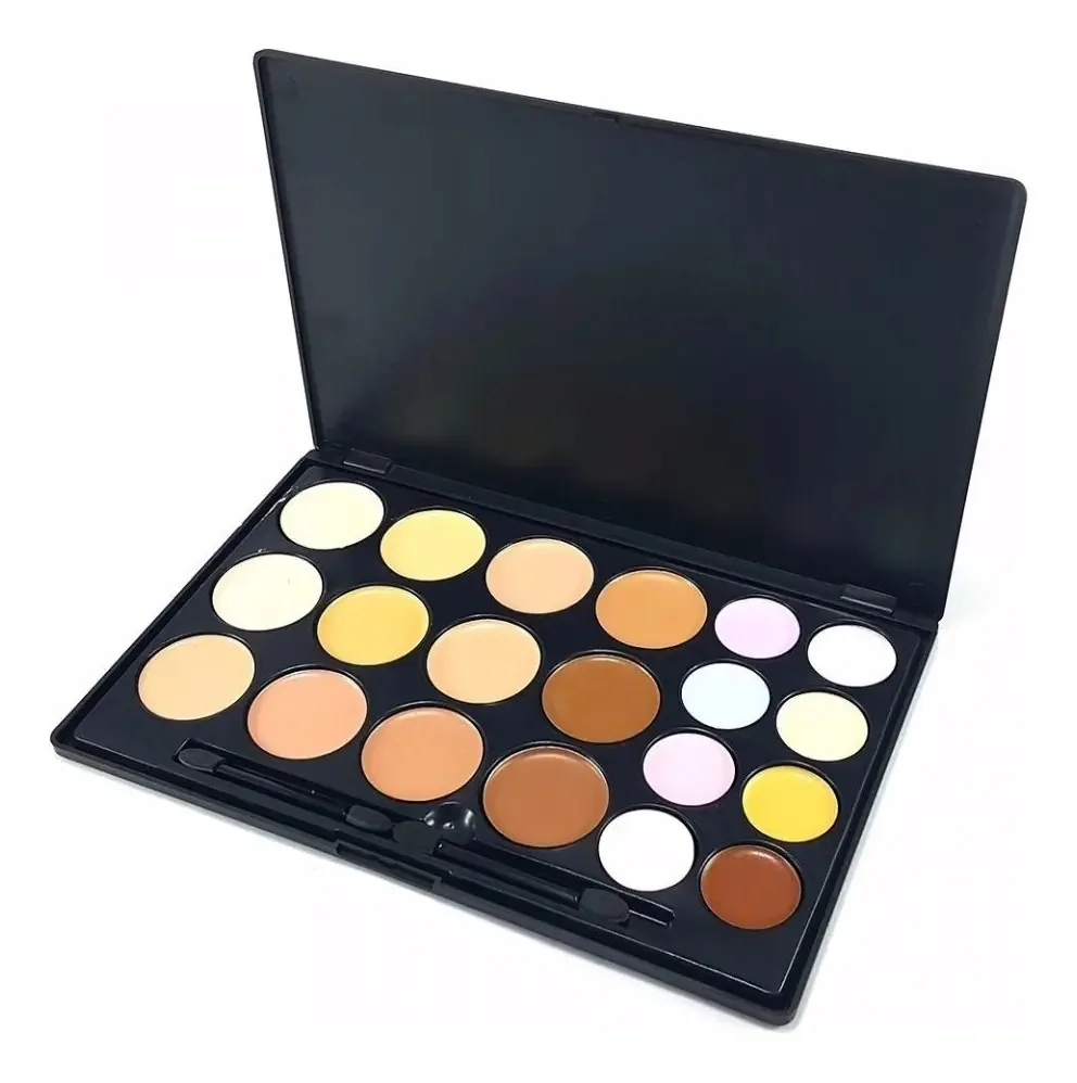 Paleta Corretivo 20 Cores Kit Maquiagem Profissional Grande Tom 01
