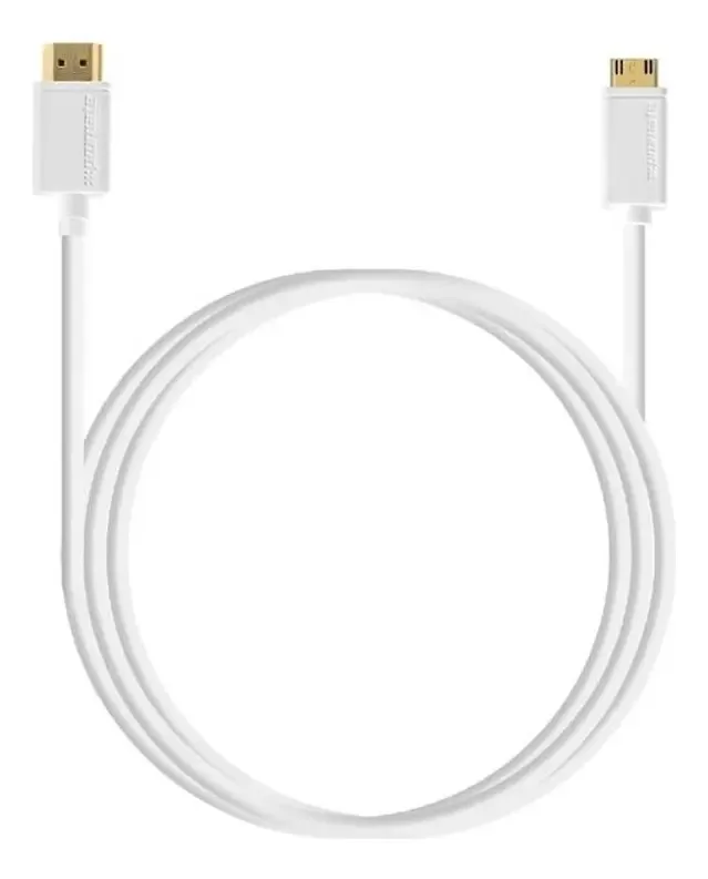 Cabo Hdmi X Mini-hdmi Alta Velocidade De 5metros (branco)