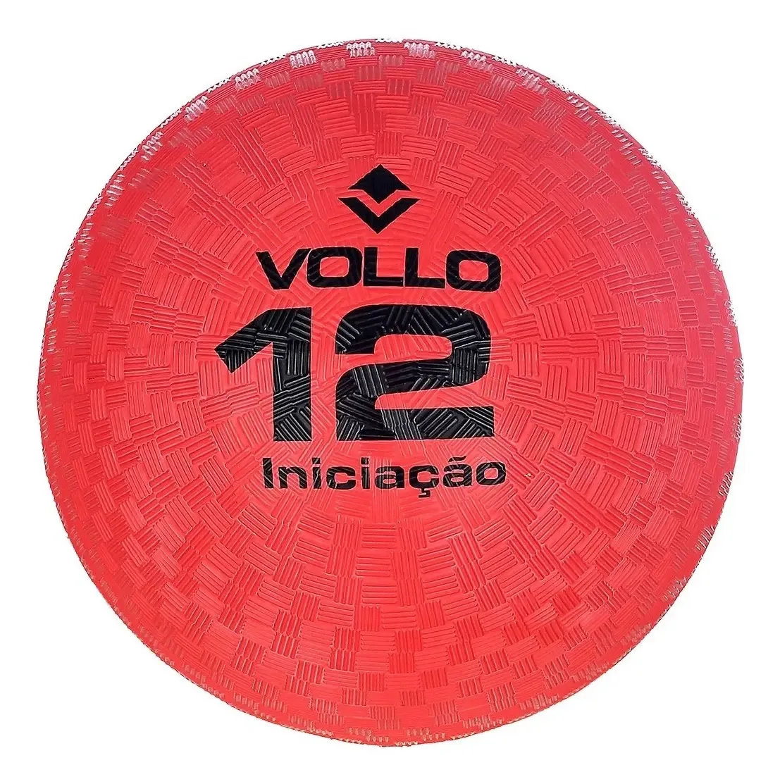 Bola de Iniciação Vollo T12 Cor Vermelha Handebol Leve Resistente Ideal para Treinos e Jogos Recreativos