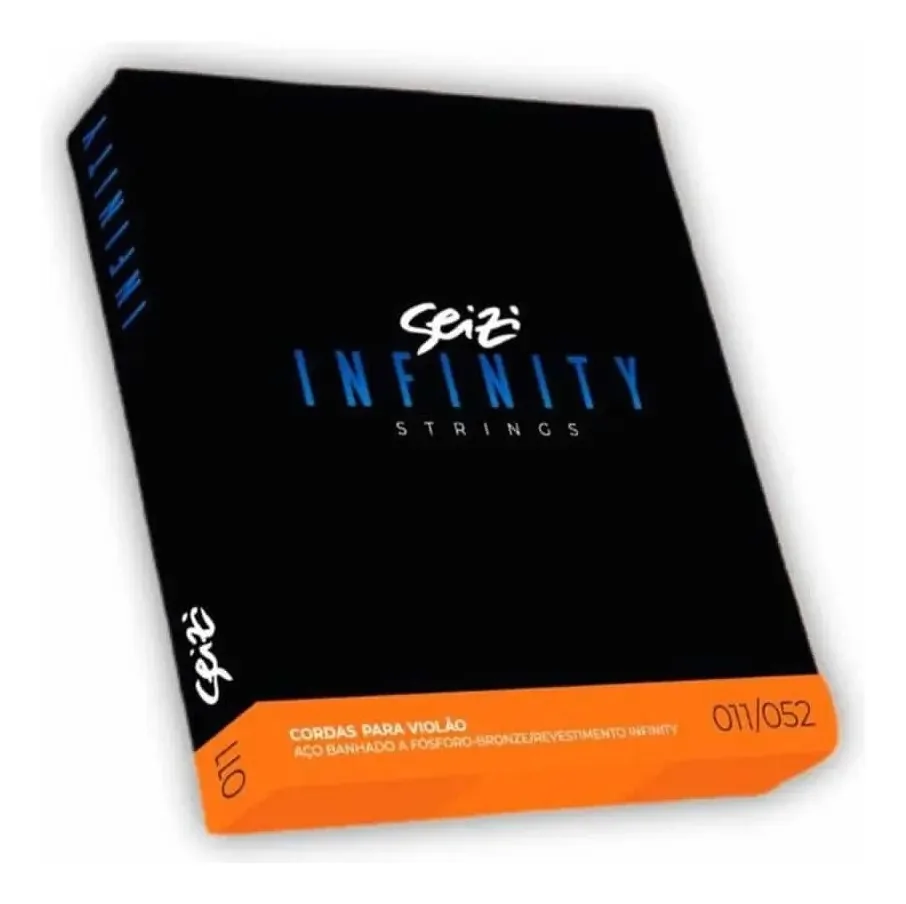 Corda de guitarra Seizo Infinity 0.11 em aço fosforoso