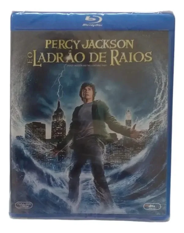 Blu-ray E Dvd Percy Jackson E O Ladrão De Raios
