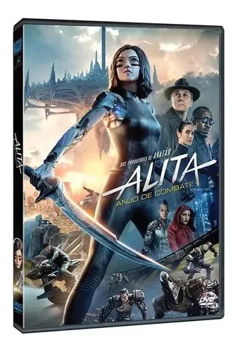 DVD Alita Anjo De Combate Robert Rodriguez Ação - Fox Filmes