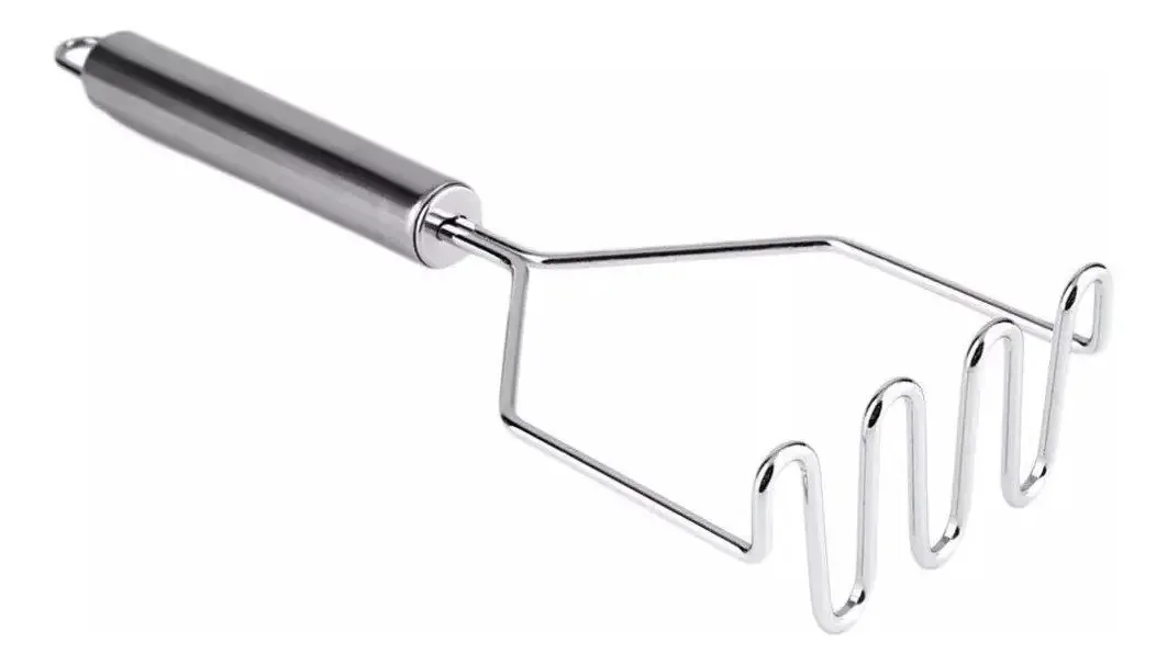 Amassador Batatas Legumes Inox Cabo Reforçado