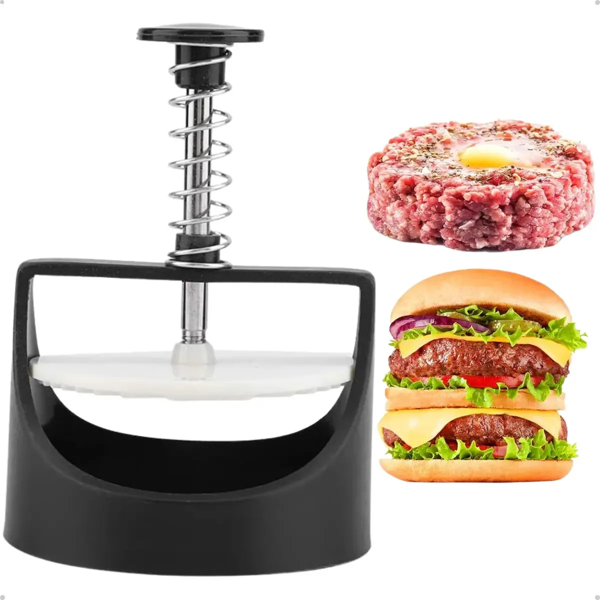 Molde de Hambúrguer Top Chef 15cm Aço Inoxidável Antiaderente