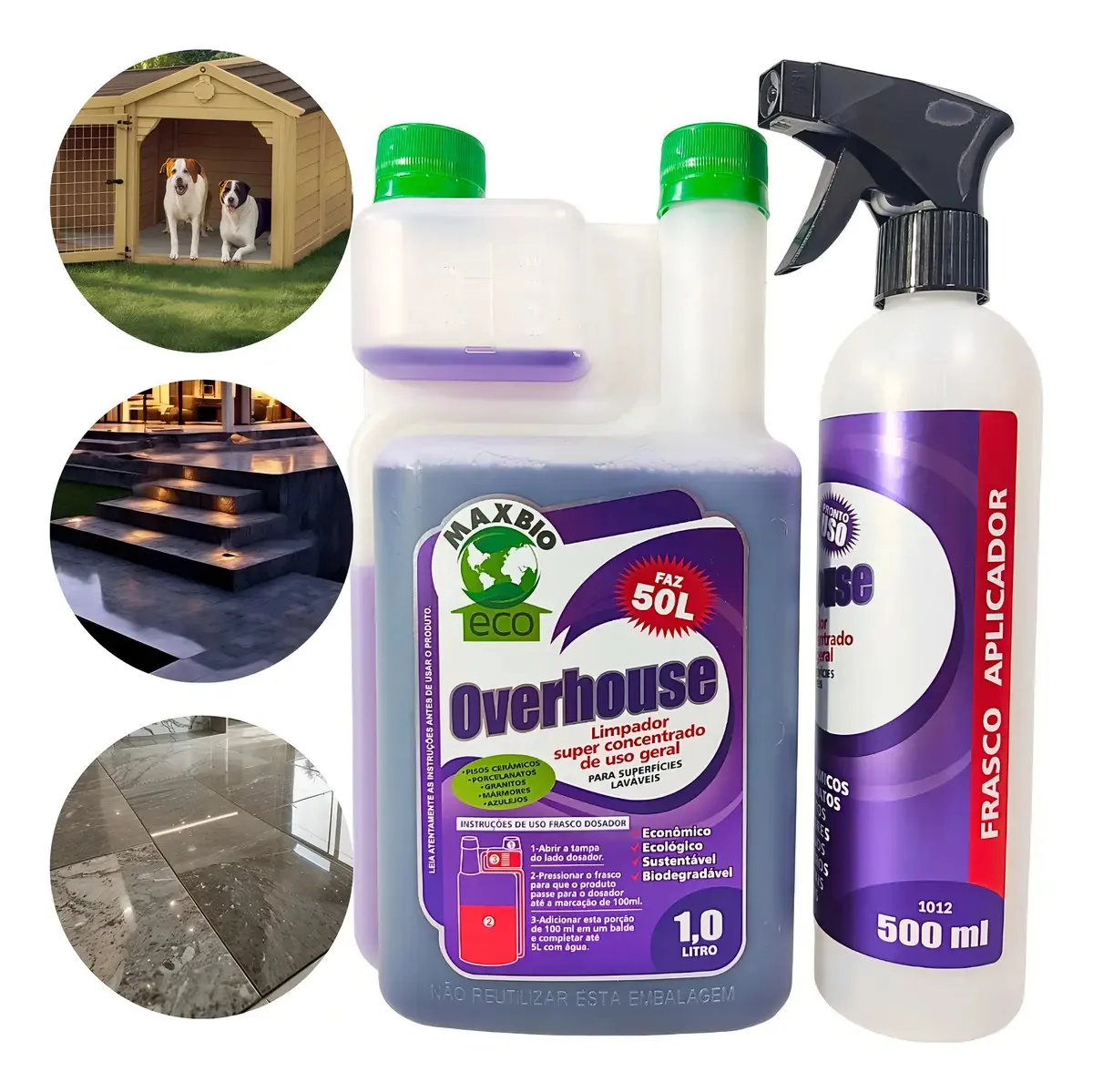 Limpador Concentrado Ecológico Para Porcelanato Mármore