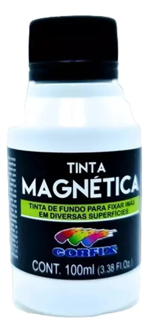 Tinta Magnética Corfix 100ml Cinza Superfícies Magnéticas