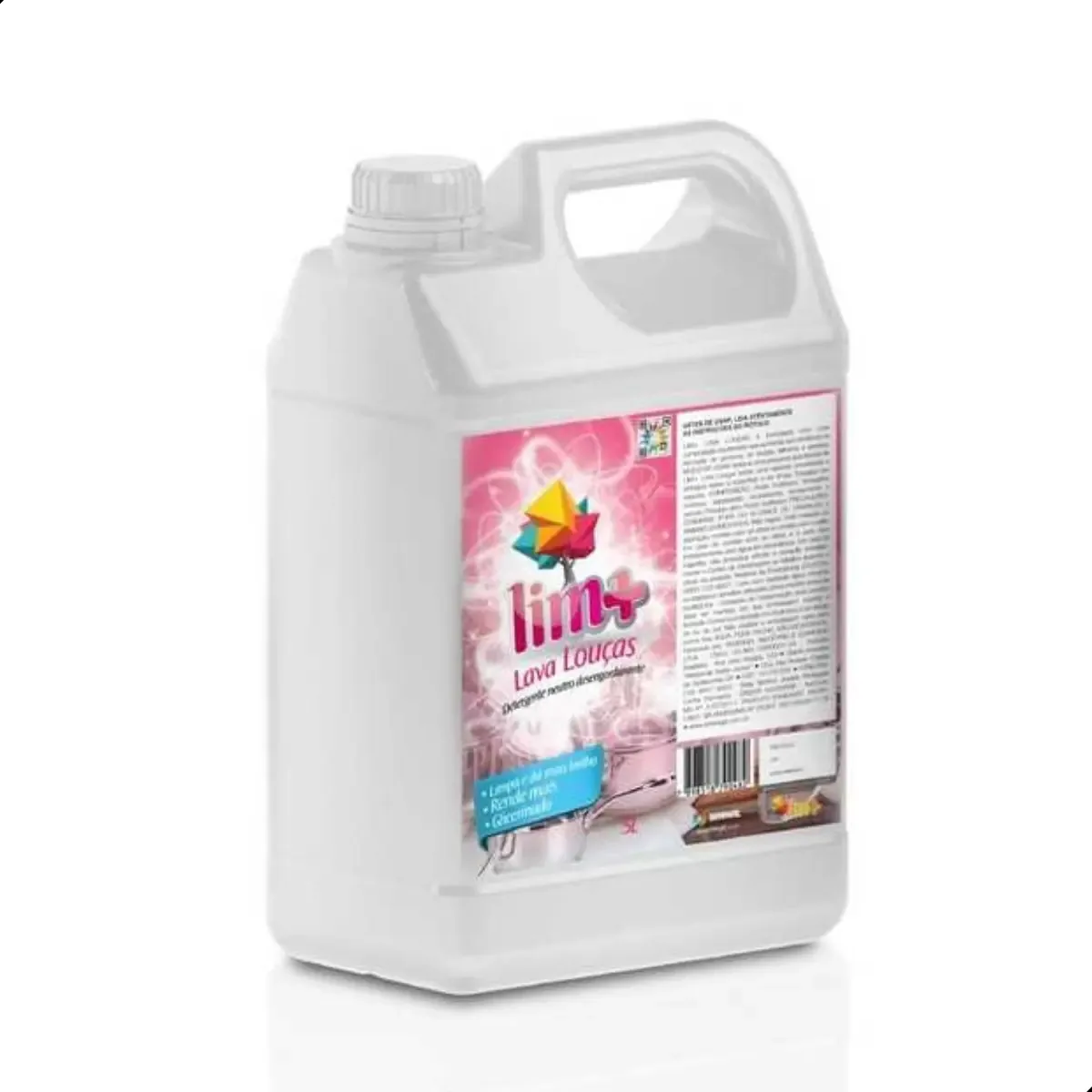 Detergente Lava Louças Lim+ 5l Sevengel