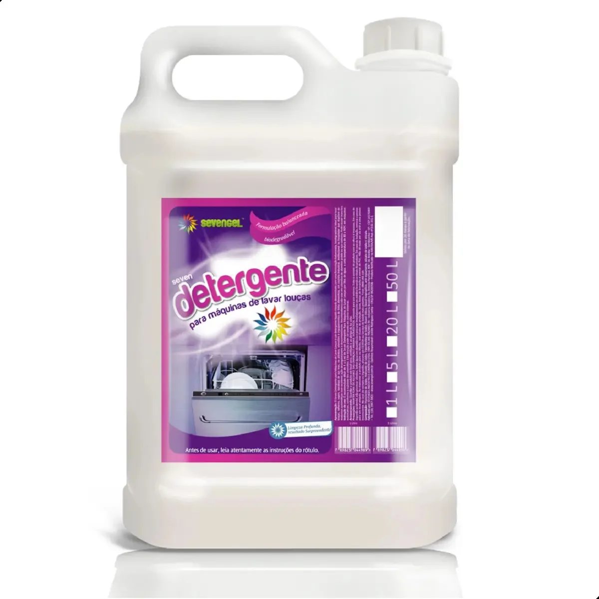 Detergente Para Maquina Lava Louças Sevengel 5 Litros