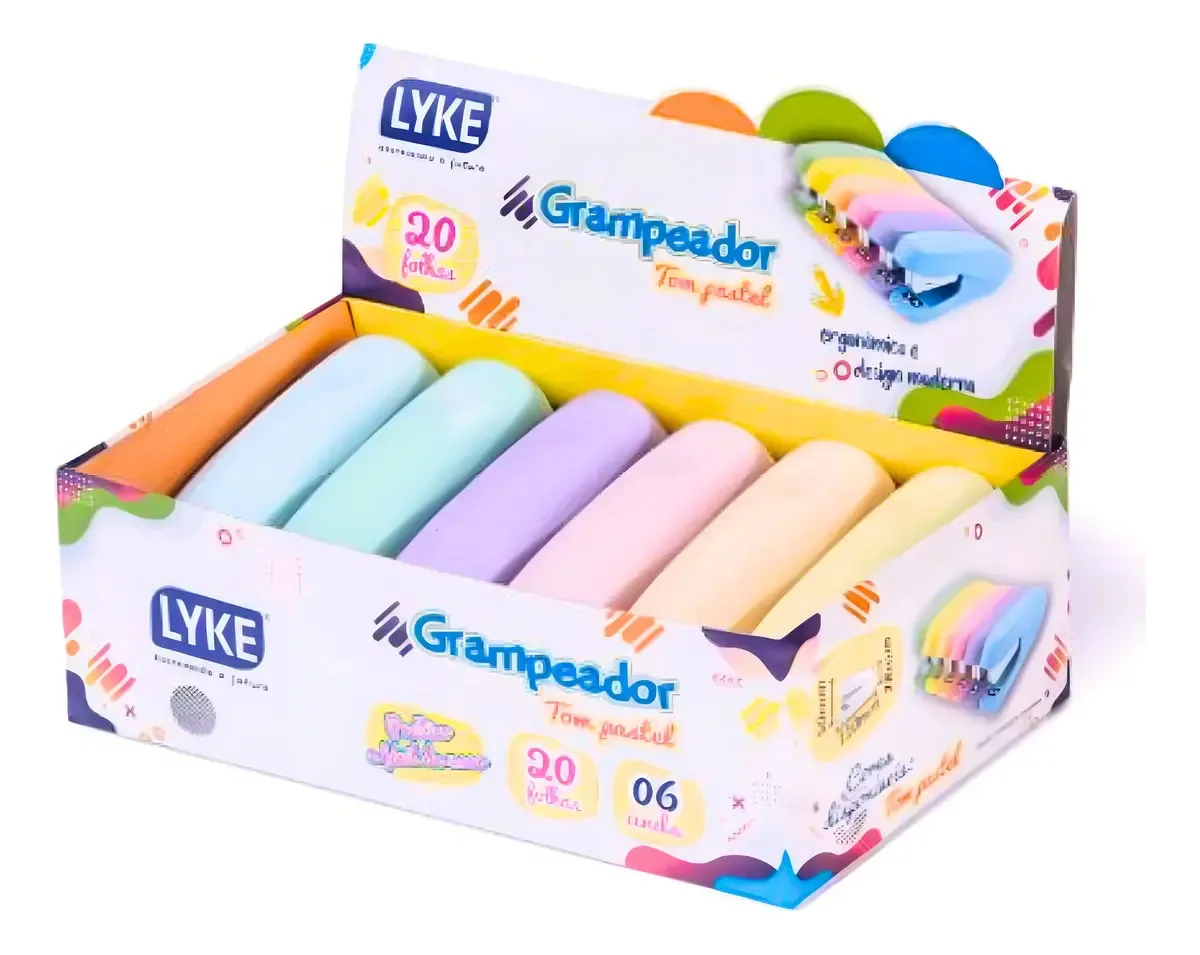 Grampeador Emborrachado P 20 Fls Lo101 375 Lyke