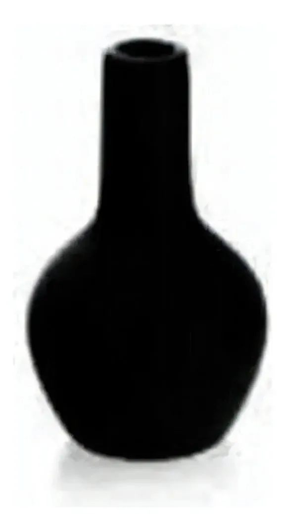 Mini Vaso Preto 15 Cm