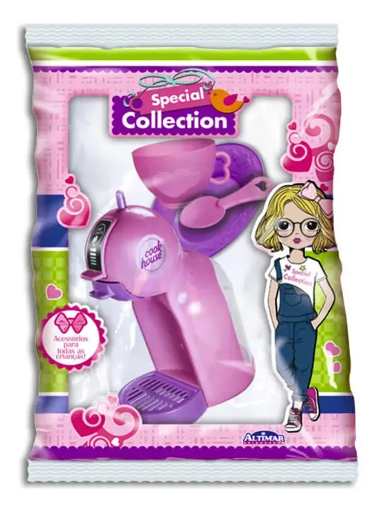 Brinquedo Cafeteira Expresso Infantil Com Acessórios