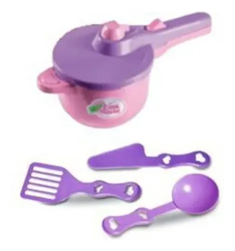 Kit Cozinha Infantil Com 14 Brinquedos Fogão Panelinhas