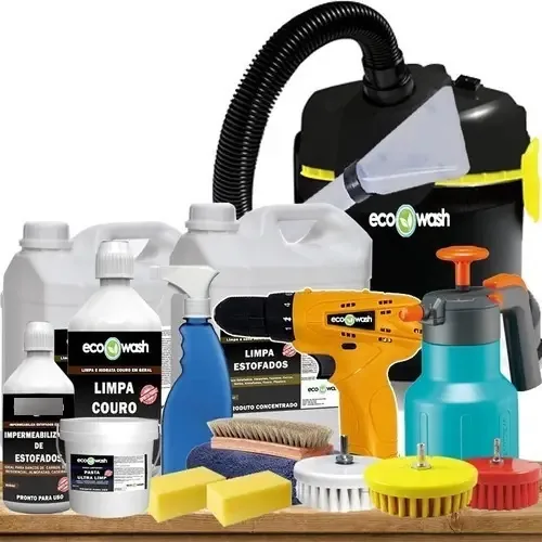 Kit Lavagem A Seco De Estofados, Sofá + Aspirador 1600 Watts