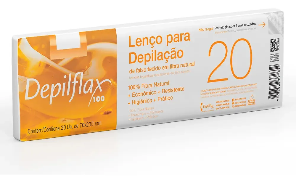 Lenco Dep.depilflax Fibra Natural C/20un