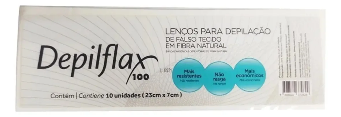 Lenco Dep.depilflax Fibra Natural C/10un