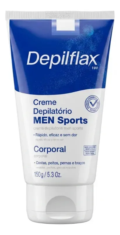 Creme Dep Corporal Depilflax 150g Sport