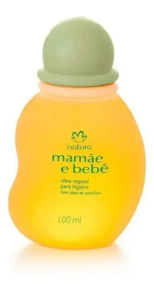Linha Mamae Bebe Natura óleo Vegetal Para Higiene E Remocao De Crostas Lacteas Com Oleo De Passiflor