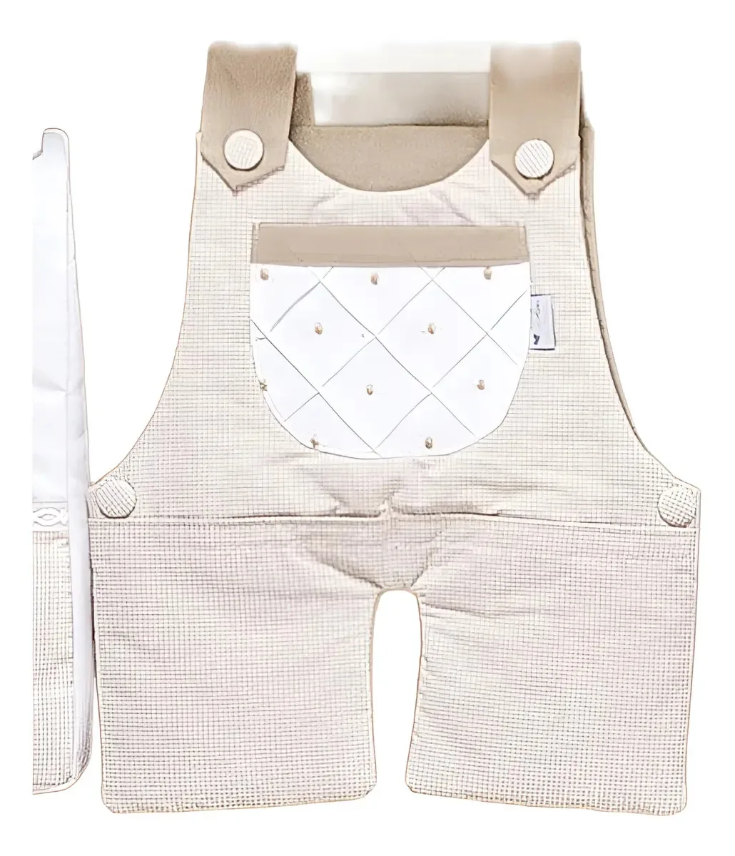 Porta Fraldas Varão/ Bolsão Porta Fraldas/ Bolso Fraldas Cor begeroupinha