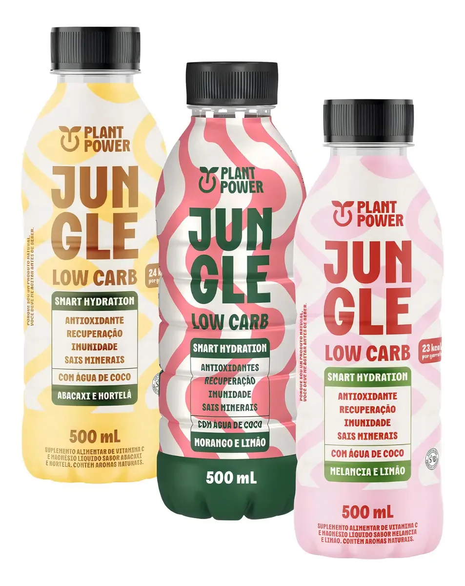 Combo 3 Bebidas Isotônicas Low Carb Jungle Sabores