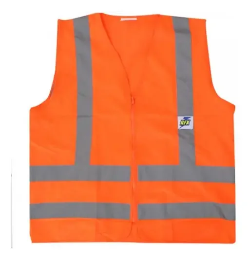 Colete 1 Bolso Rfx Refletivo Laranja Xg