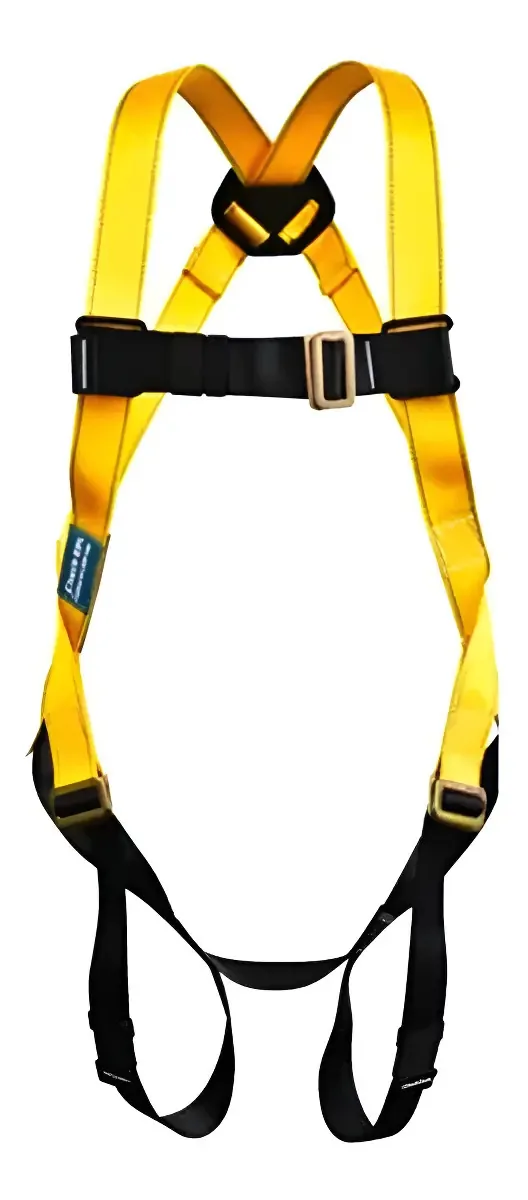 Cinto Vicsa 1 Ponto Ancoragem Sem Talabarte Ca 38411 Cor Preto-amarelo