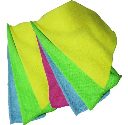 Kit 7 Panos Microfibra Talge Multiuso 30x30cm Limpeza Vidro Pia