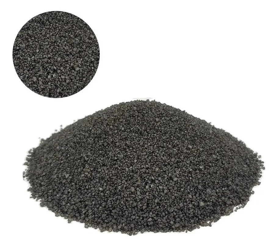 Areia Resinada Decorativa P/ Aquários E Lagos Preto 1kg