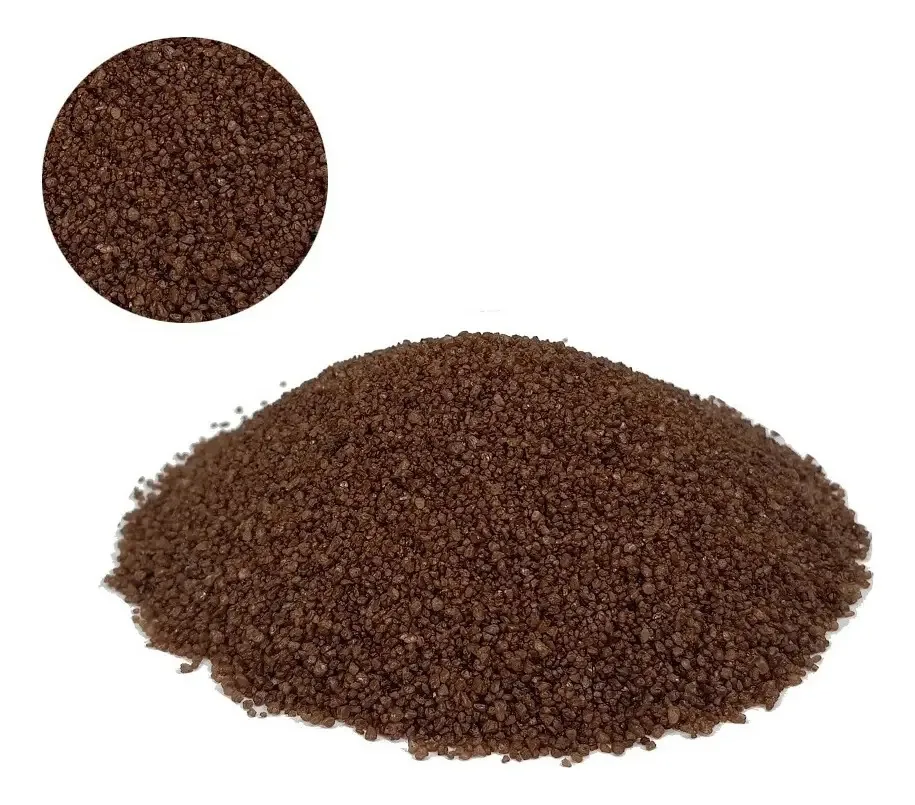 Areia Resinada Decorativa P/ Aquários E Lagos Terracota 1kg