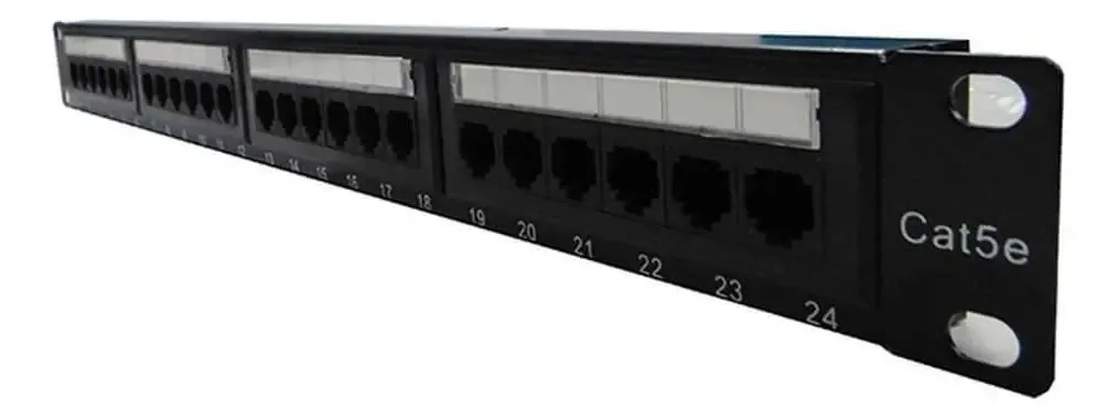 Patch Panel Cat.5e 24 Portas Seccon Wt-2029a-110