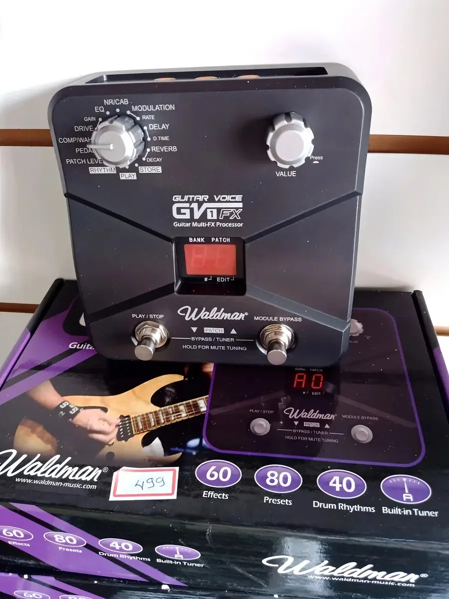Pedaleira Waldman Guitarra Guitar Voice Gv1fx