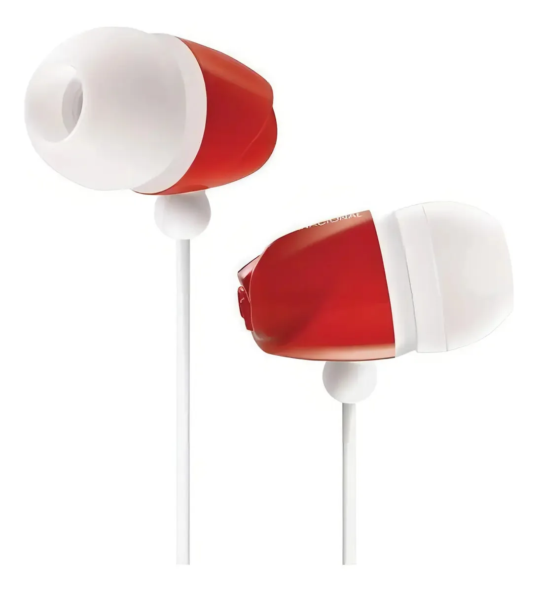 Fone de Ouvido Gamer In-ear Waldman SB-10 Vermelho para Jogos e Exercícios