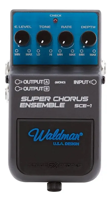 Pedal Para Guitarra Chorus Waldman Saída Estéreo Controles E