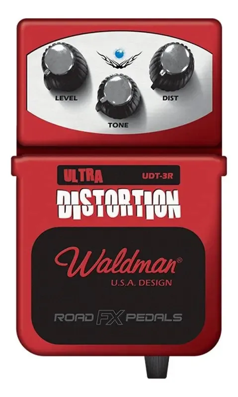 Pedal De Distorção Waldman Para Guitarra Udt 3r Cor Vermelho