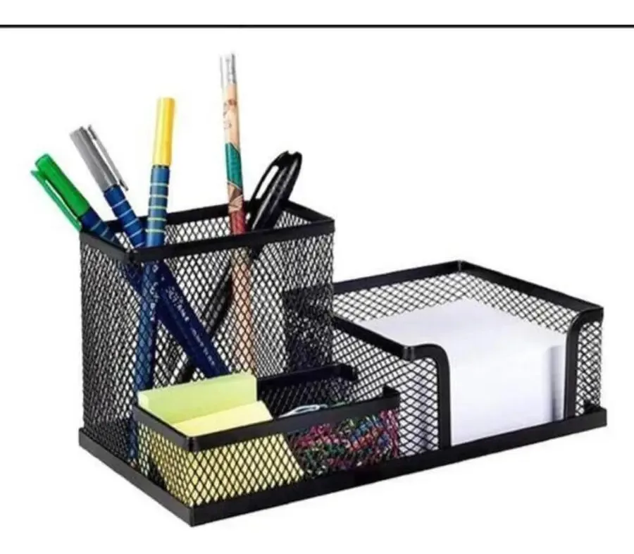 Porta Lapis Aramado Preto B8802 Spiral Office