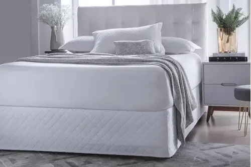 Saia Para Cama Box Matelada King Branco