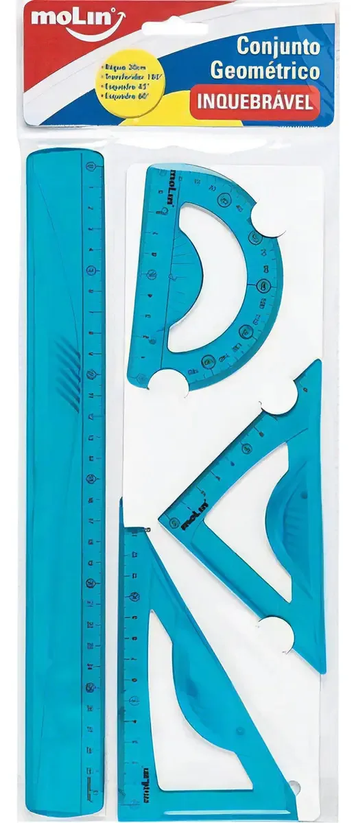 Conjunto Geométrico Flexível Molin Azul