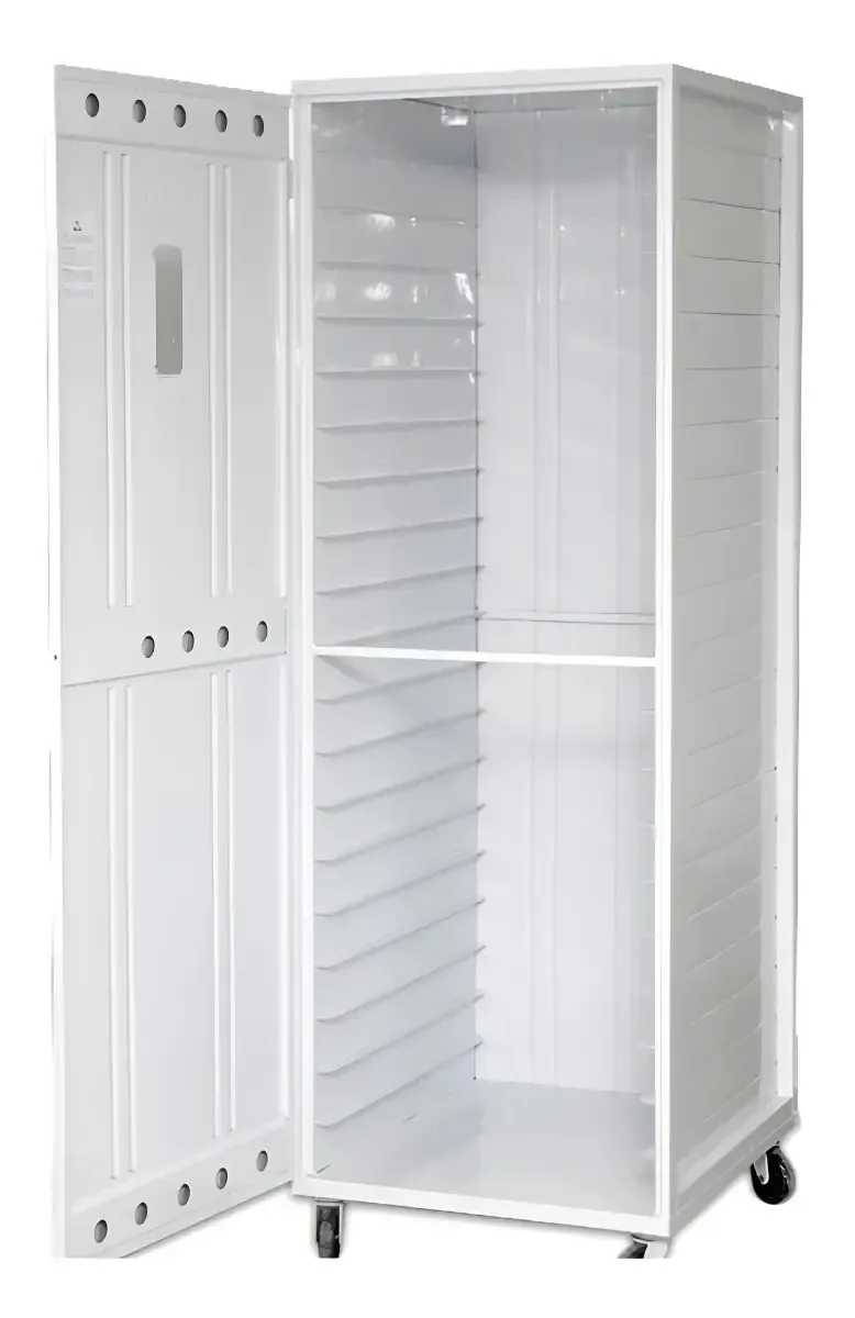 Armário Carrinho Fermentação Pão 20 Assadeiras 58x75,5 Innal Epóxi
