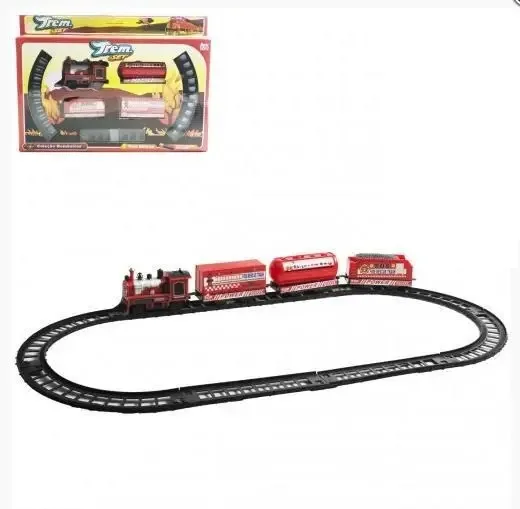 Trenzinho Trem Elétrico Locomotiva Trilho