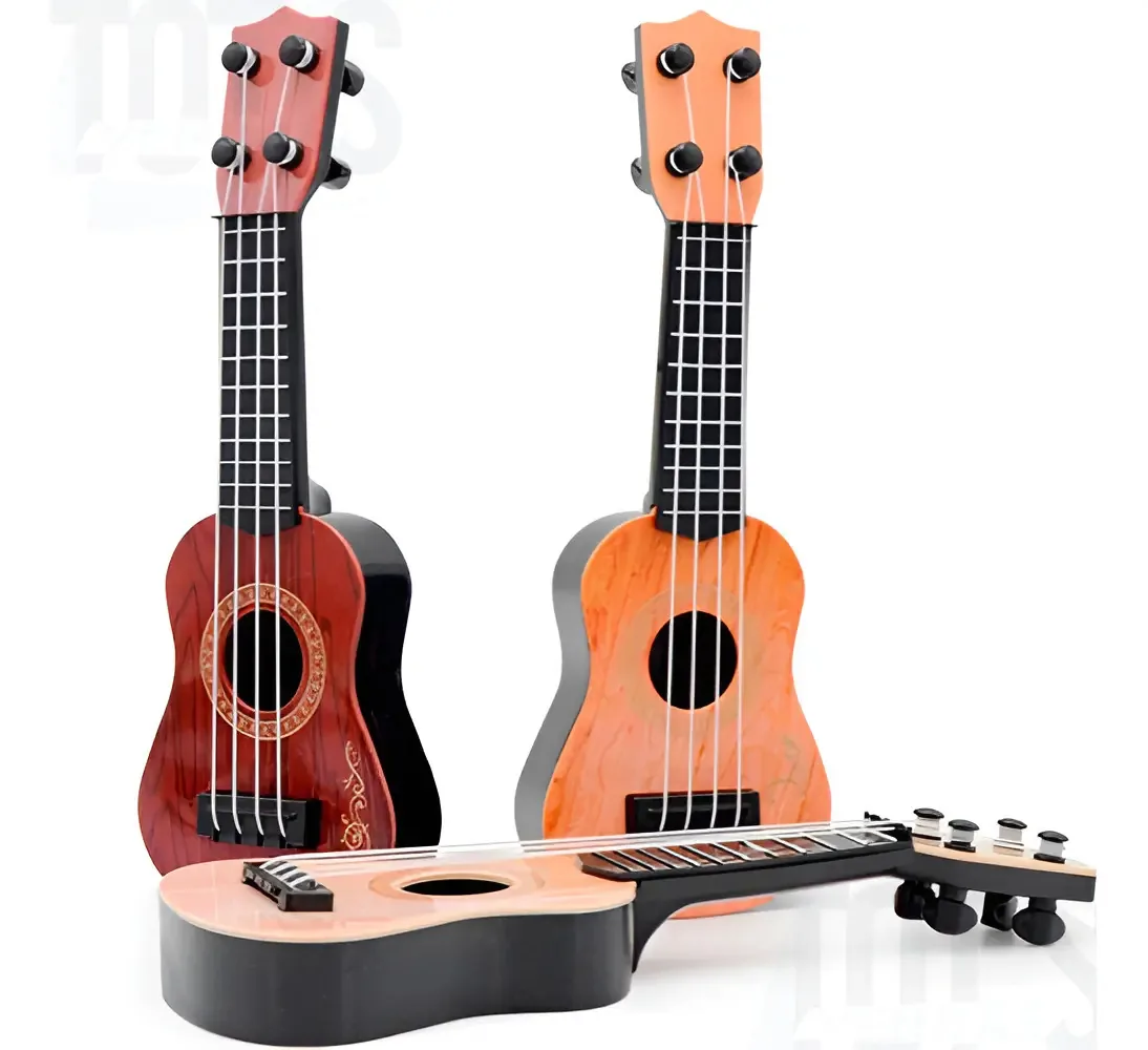 Brinquedo Mini Violão Cavaquinho Musical Infantil Plástico