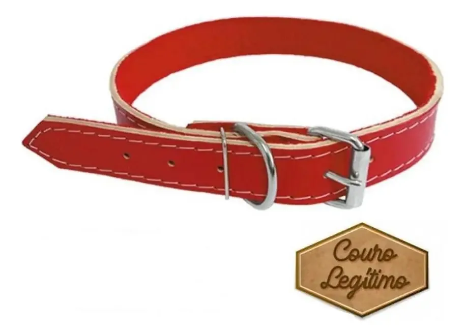 Coleira Couro Top Color N°01