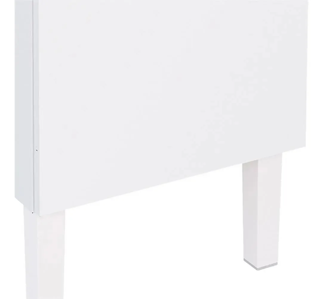 Gabinete Para Lavanderia Em Aço Com Tanque Flat Cor Branco E Preto