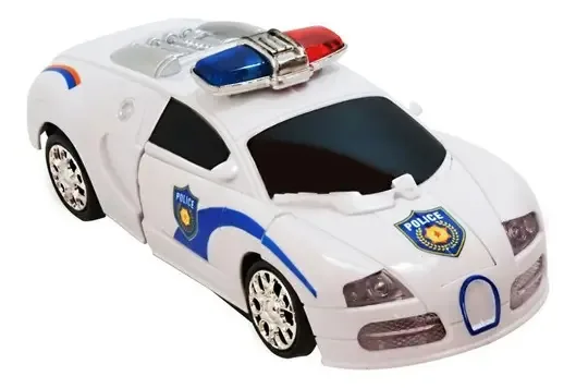 Carro Robô Policial - Coloria