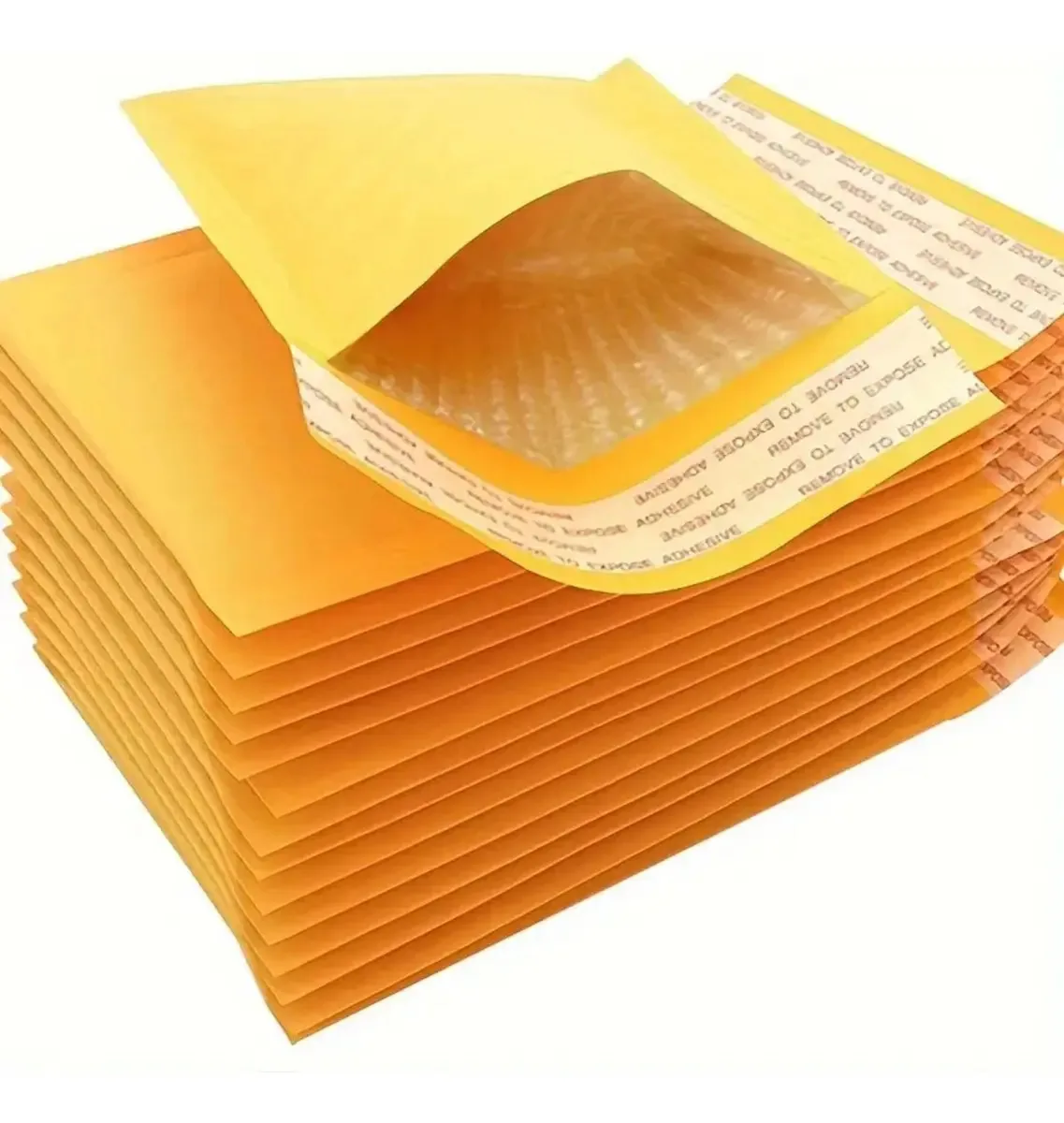 Kit 5 Envelopes Kraft com Bolha V.M.P. 15x11cm Autoadesivo Pardo