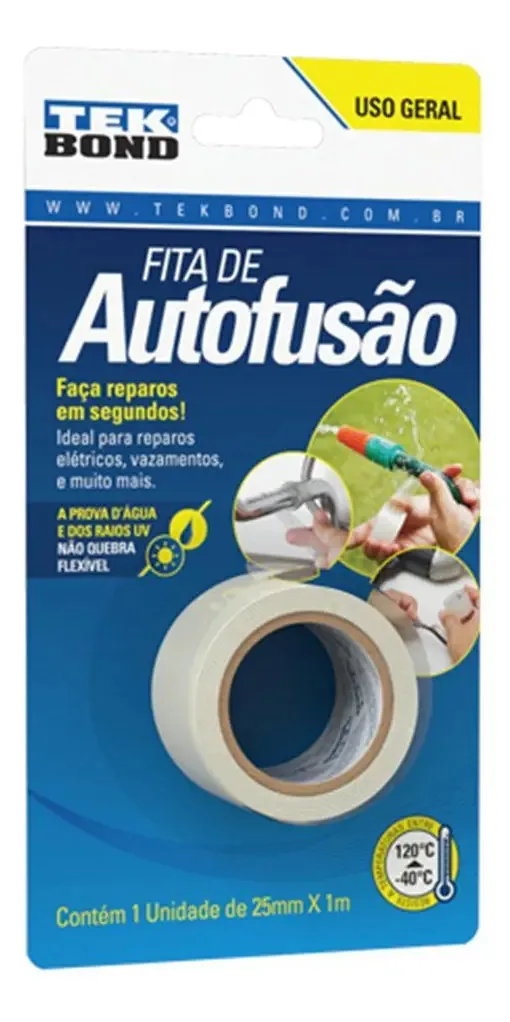Fita De Autofusao 25mmx1m Blister