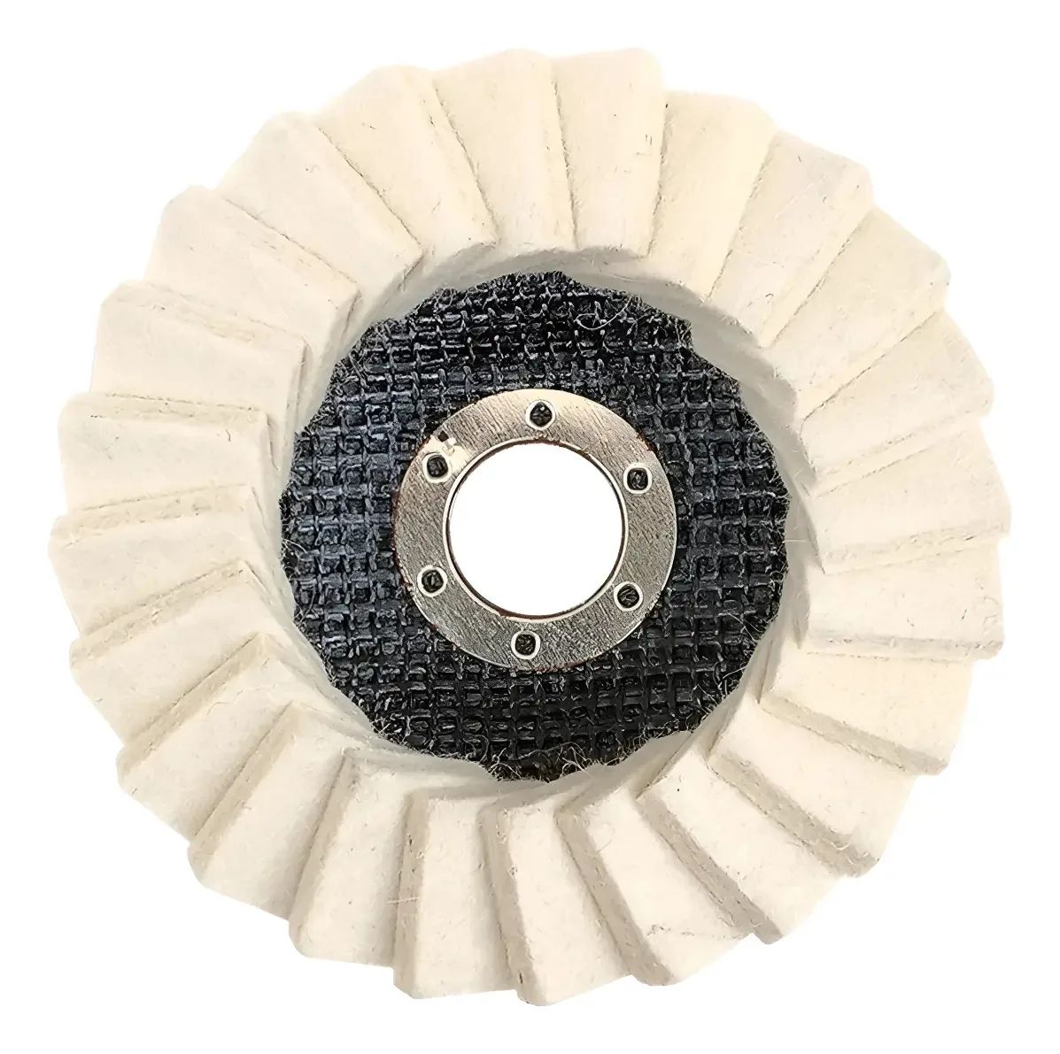 Kit 2 Discos Flap Feltro 115mm Polimento Inox Metal Vidro Disflex