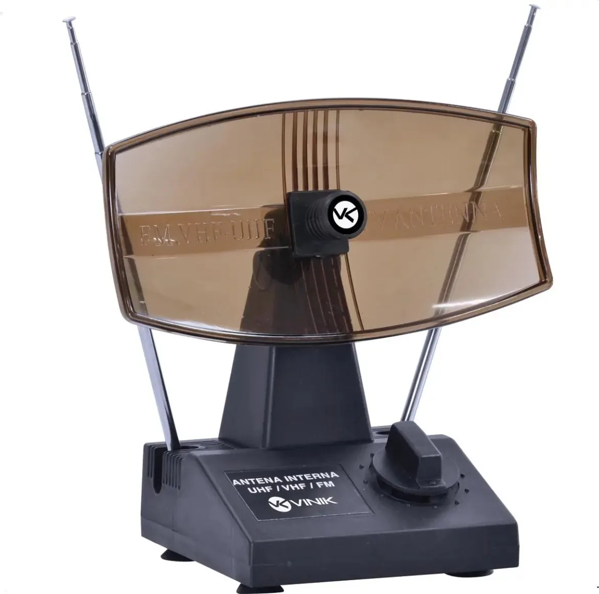 Antena Interna De Tv Sinal Uhf Vhf Fm Hde20 Vinik