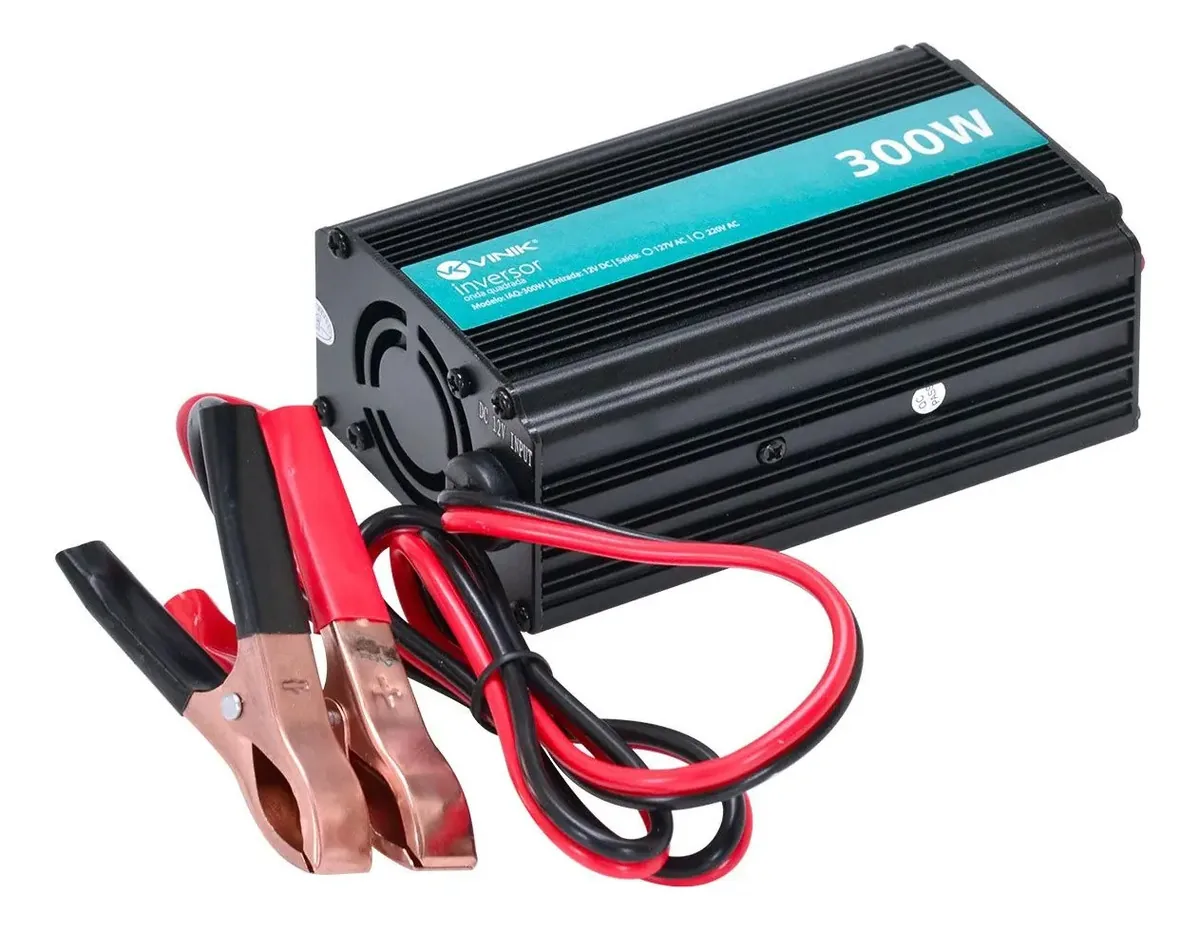 Inversor Voltagem Automotivo Vinik 300w 12v Para 127v