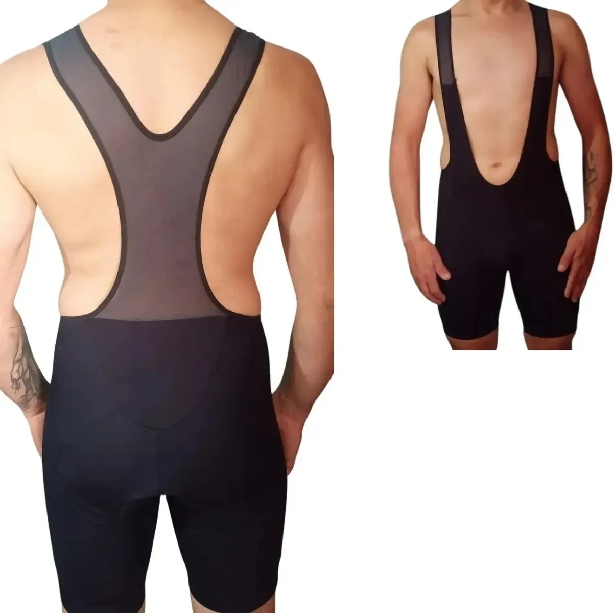 Bretelle Ciclismo Pedal Damatta Bike Ride Gel Pad12 Preto