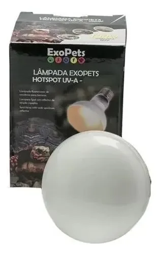 Lâmpada Aquecimento Uva Répteis - 150w - Exopets 127v